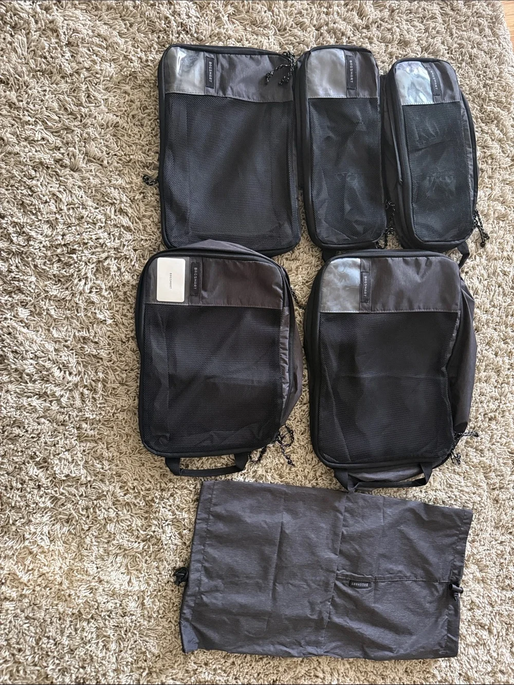 NWOT- BagSmart- 6 in 1 compression packing cubes